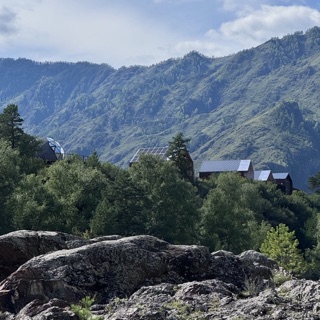 Mountains on the team trip